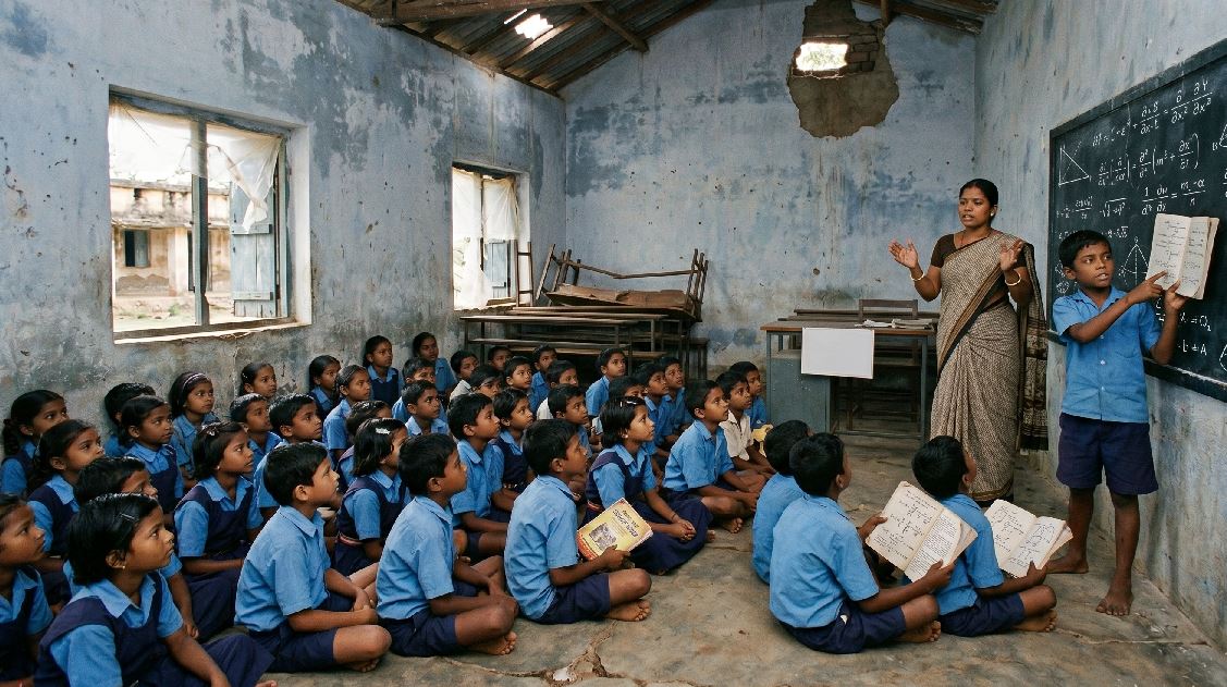 Odisha Schools Struggle Amid Teacher Crunch, Infrastructure Gaps and Textbook Errors